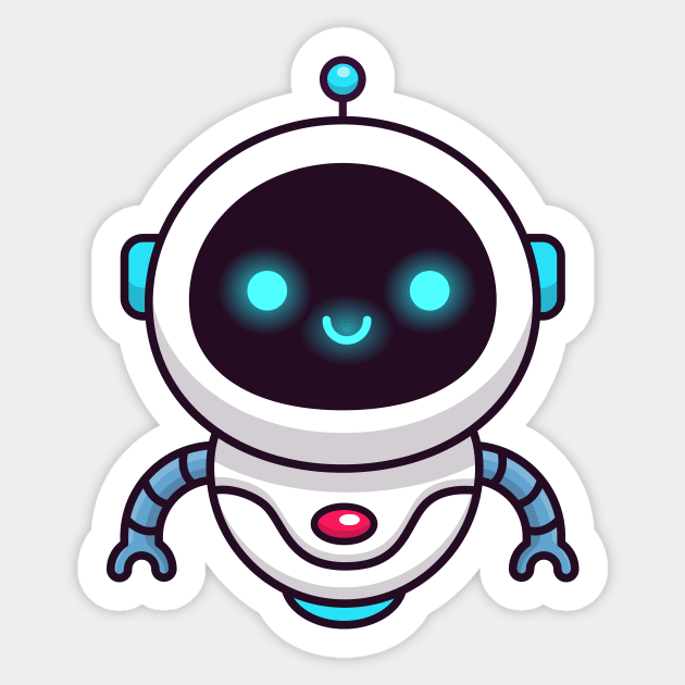 Cute Robot Cartoon Sticker by Catalyst Labs